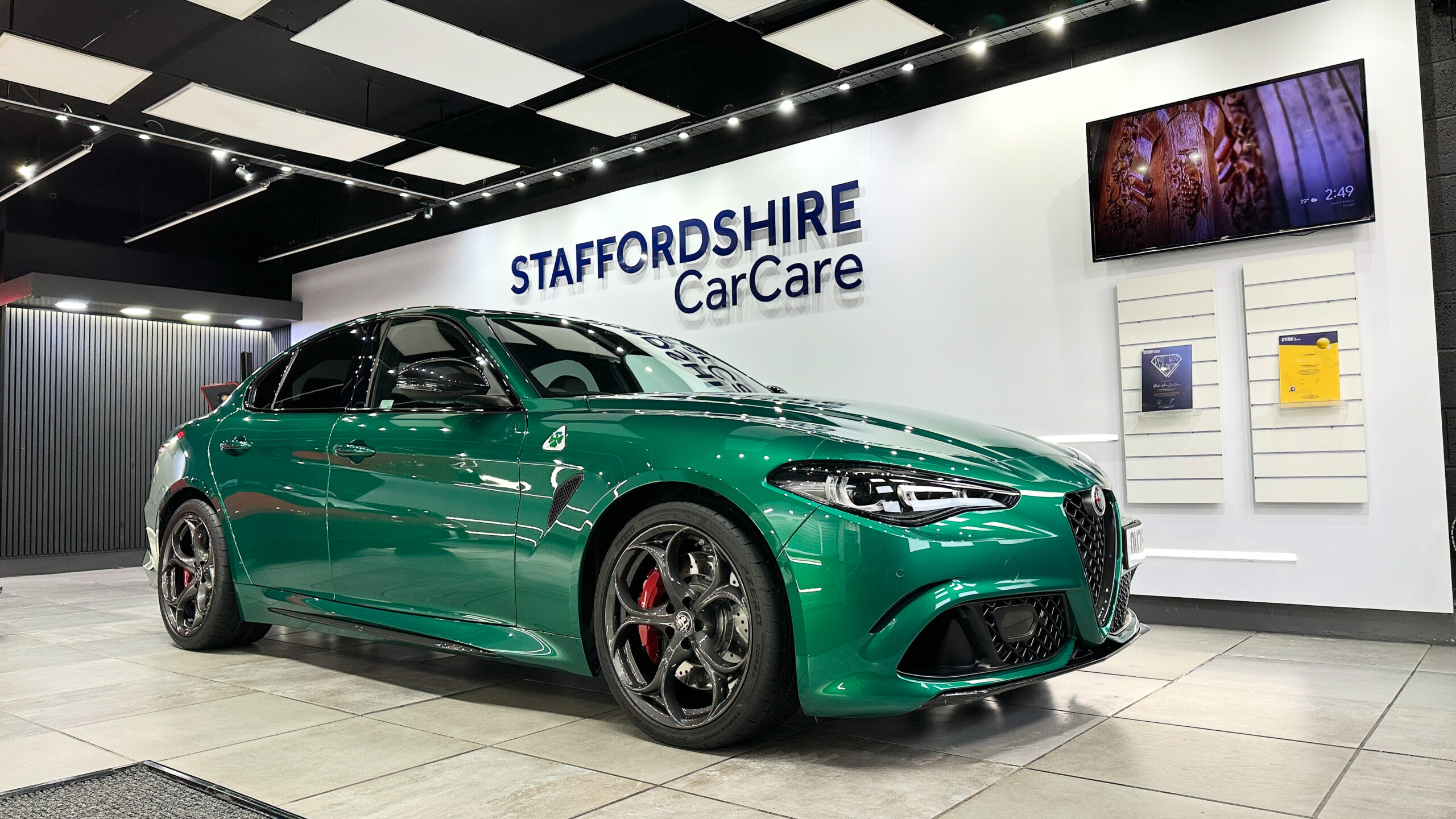 Car With Ceramic Coating And PPF Installed In Rugeley